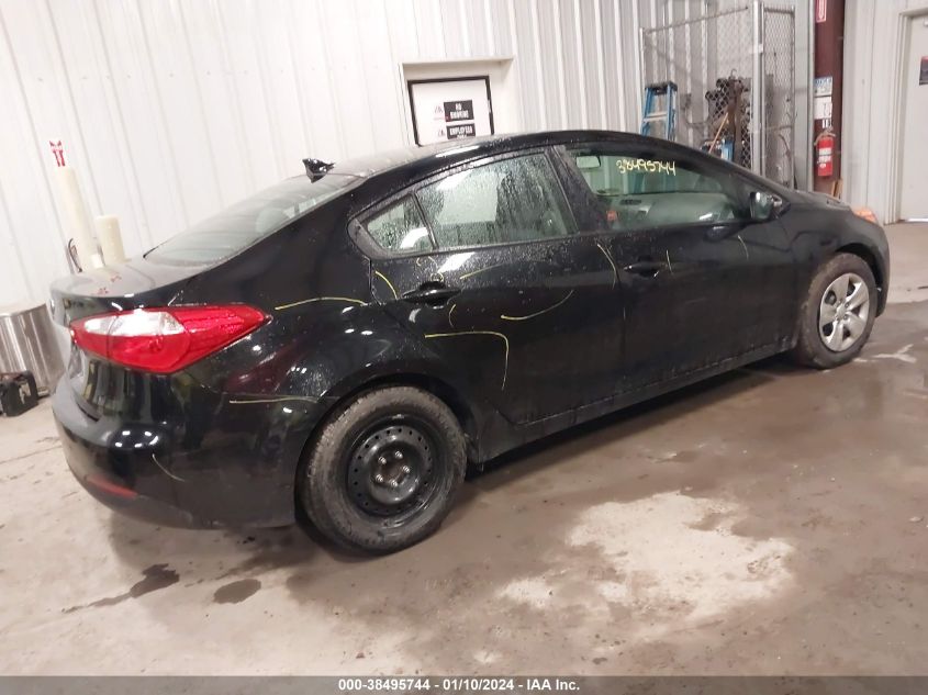 2016 KIA FORTE LX - KNAFX4A62G5498177