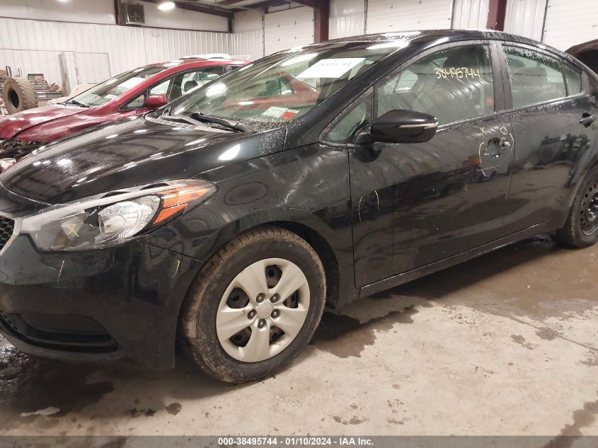 2016 KIA FORTE LX - KNAFX4A62G5498177