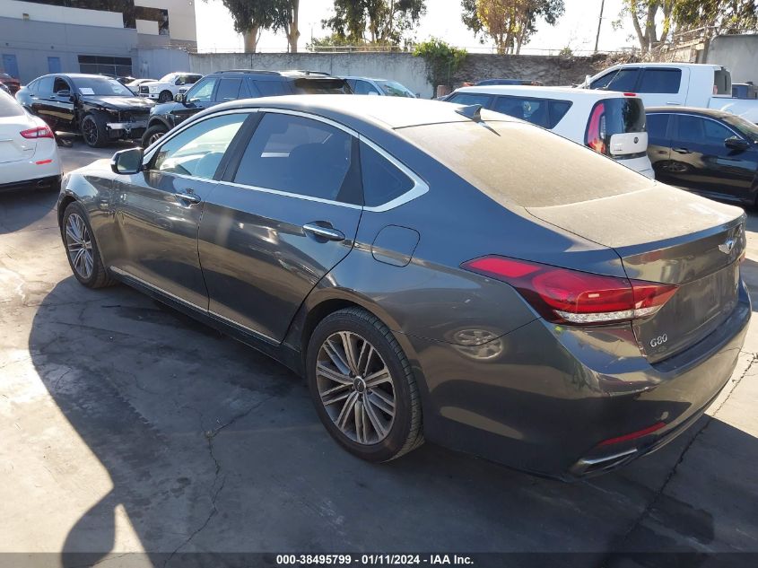 2018 GENESIS G80 PREMIUM/ULTIMATE - KMHGN4JE2JU225334