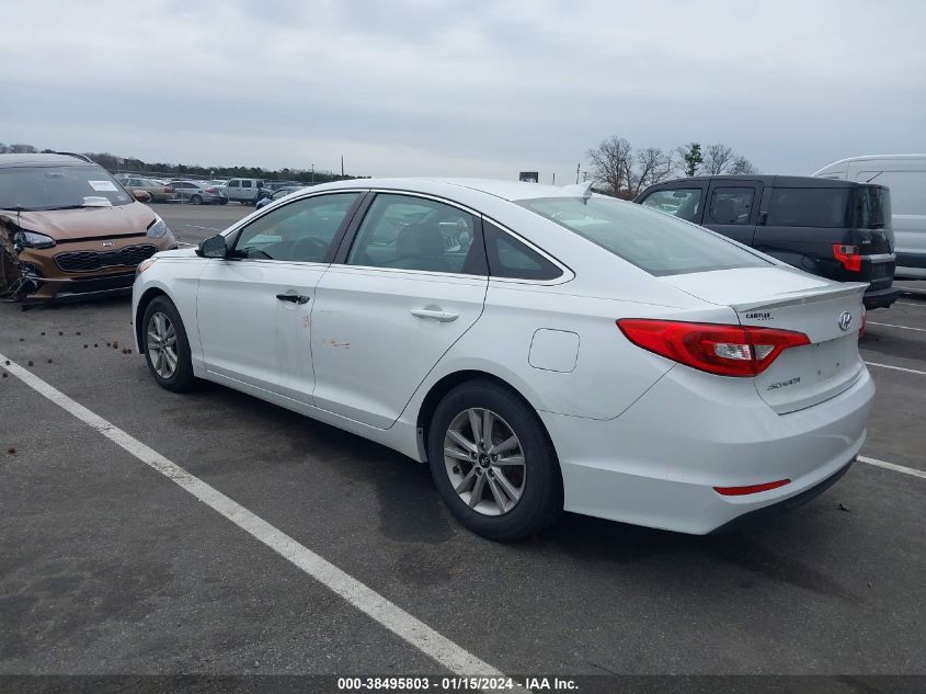 2015 HYUNDAI SONATA SE - 5NPE24AFXFH204536