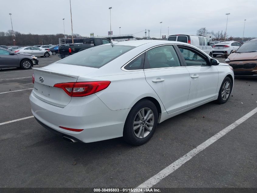 2015 HYUNDAI SONATA SE - 5NPE24AFXFH204536