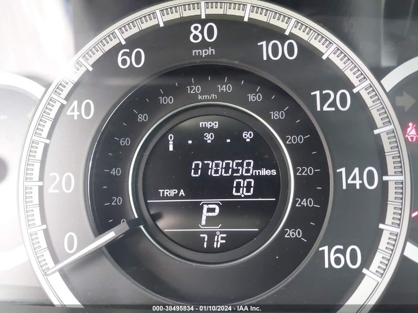 2014 HONDA ACCORD EX-L - 1HGCR2F83EA297070