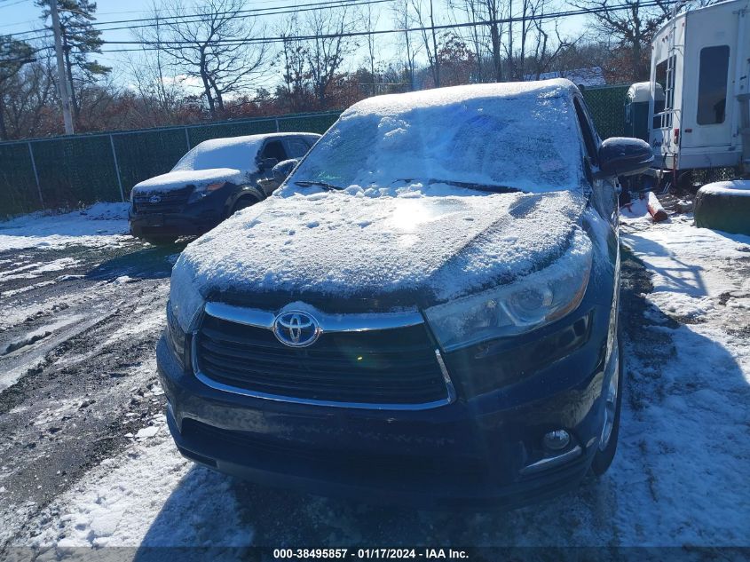 2015 TOYOTA HIGHLANDER HYBRID LIMITED 5TDDCRFH2FS011274