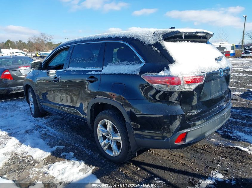 2015 TOYOTA HIGHLANDER HYBRID LIMITED 5TDDCRFH2FS011274