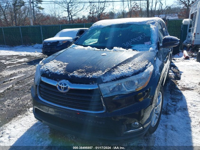 2015 TOYOTA HIGHLANDER HYBRID LIMITED 5TDDCRFH2FS011274