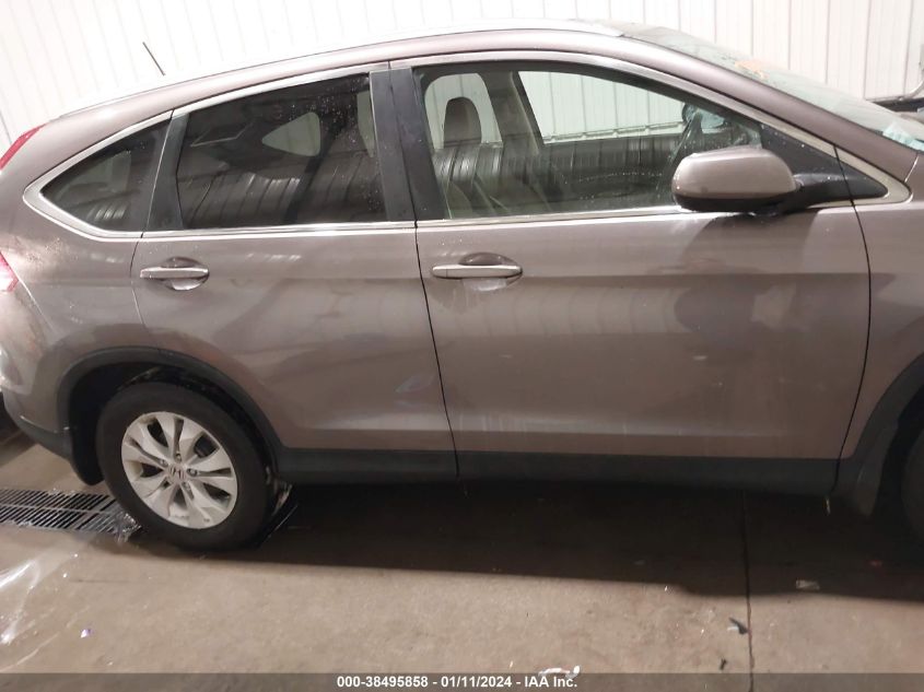 2013 HONDA CR-V EX-L - 5J6RM4H74DL022425