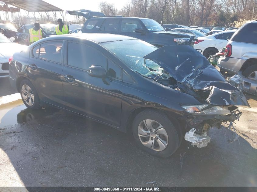 2013 HONDA CIVIC LX - 2HGFB2F55DH603712