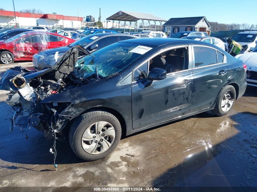 2013 HONDA CIVIC LX - 2HGFB2F55DH603712