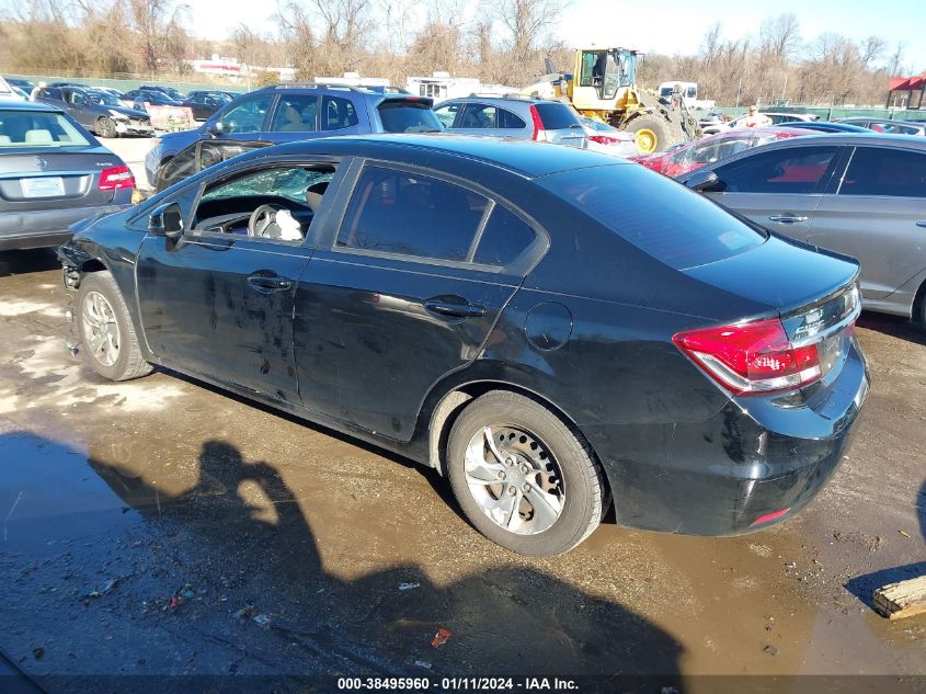 2013 HONDA CIVIC LX - 2HGFB2F55DH603712