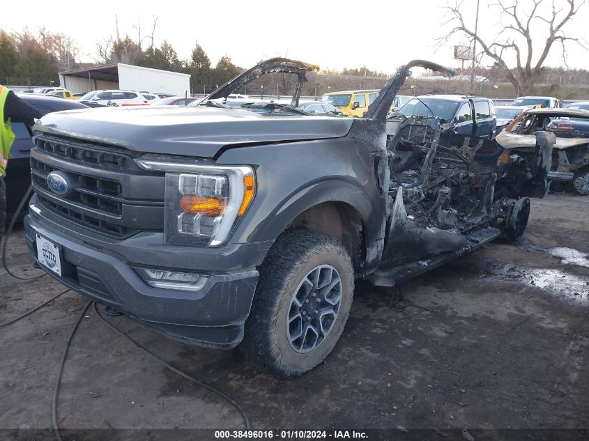 2021 FORD F-150 LARIAT - 1FTFW1E87MFB86541