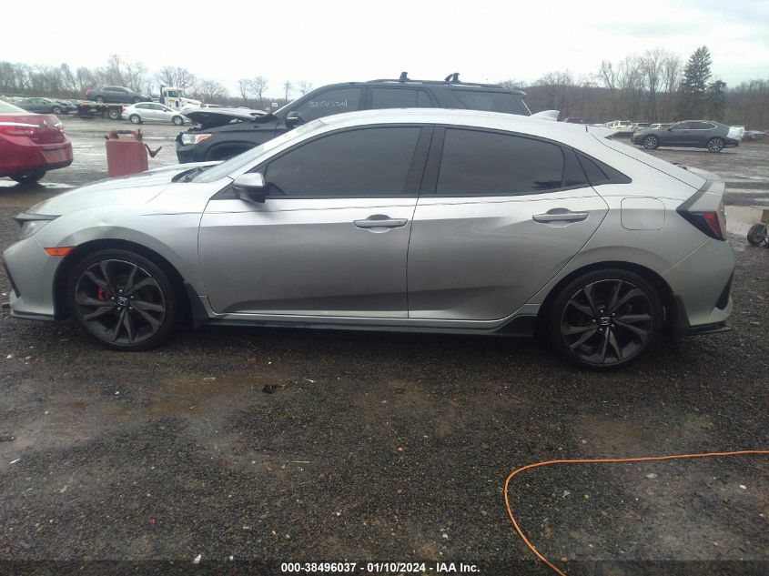 VIN SHHFK7G41JU239015 2018 HONDA CIVIC SPORT