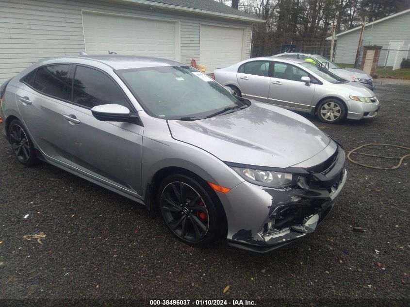 VIN SHHFK7G41JU239015 2018 HONDA CIVIC SPORT
