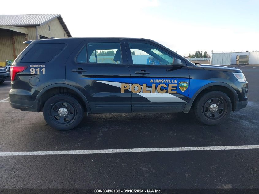 2019 FORD POLICE INTERCEPTOR UTILITY - 1FM5K8AT0KGB45763