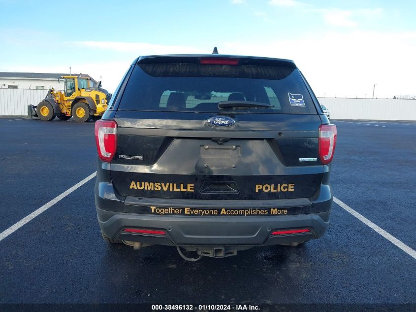 2019 FORD POLICE INTERCEPTOR UTILITY - 1FM5K8AT0KGB45763