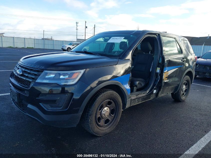 2019 FORD POLICE INTERCEPTOR UTILITY - 1FM5K8AT0KGB45763