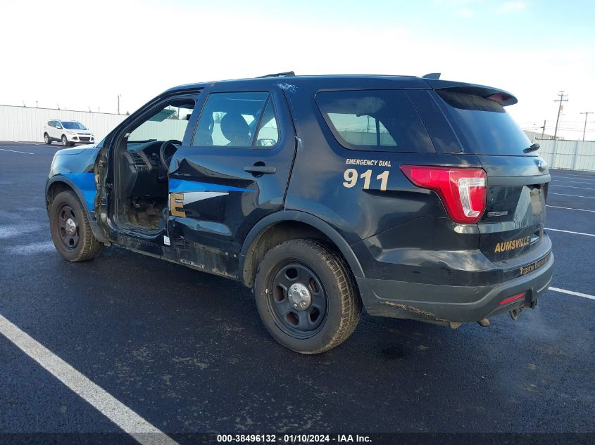 2019 FORD POLICE INTERCEPTOR UTILITY - 1FM5K8AT0KGB45763