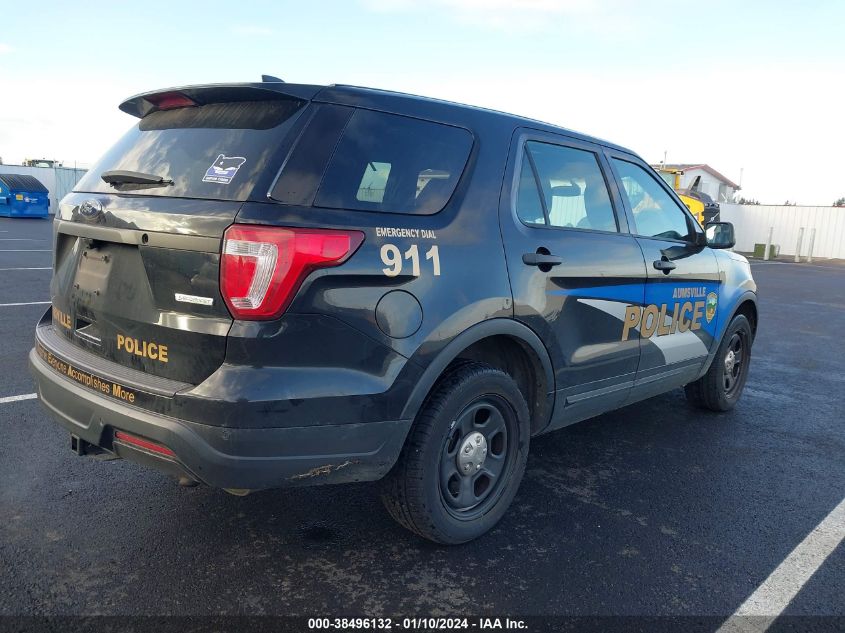2019 FORD POLICE INTERCEPTOR UTILITY - 1FM5K8AT0KGB45763