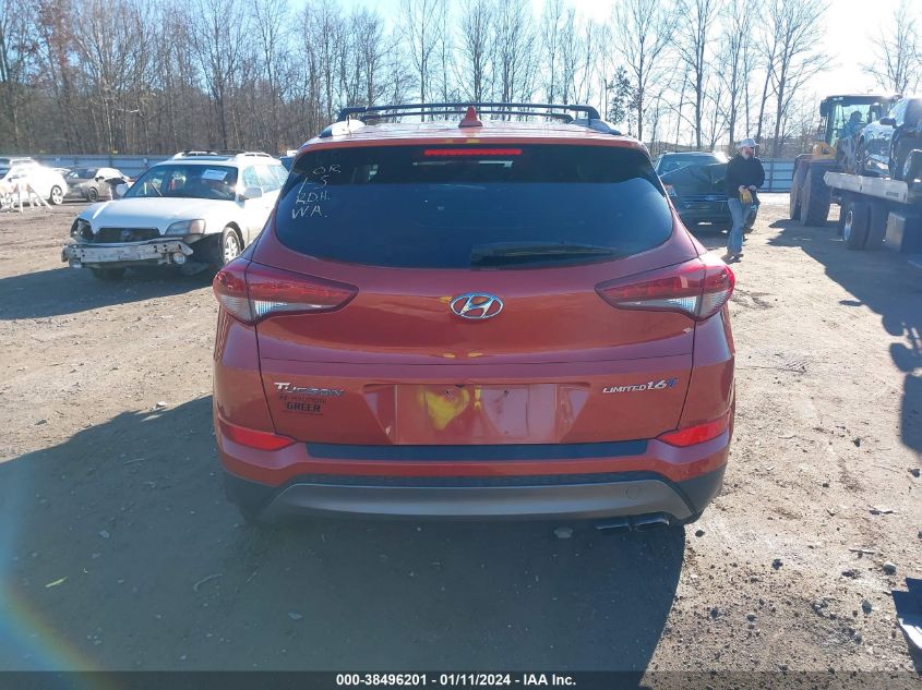 2016 HYUNDAI TUCSON LIMITED - KM8J33A22GU180481