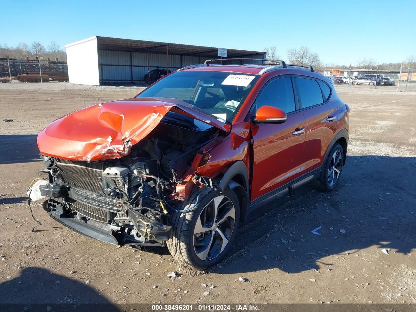 2016 HYUNDAI TUCSON LIMITED - KM8J33A22GU180481