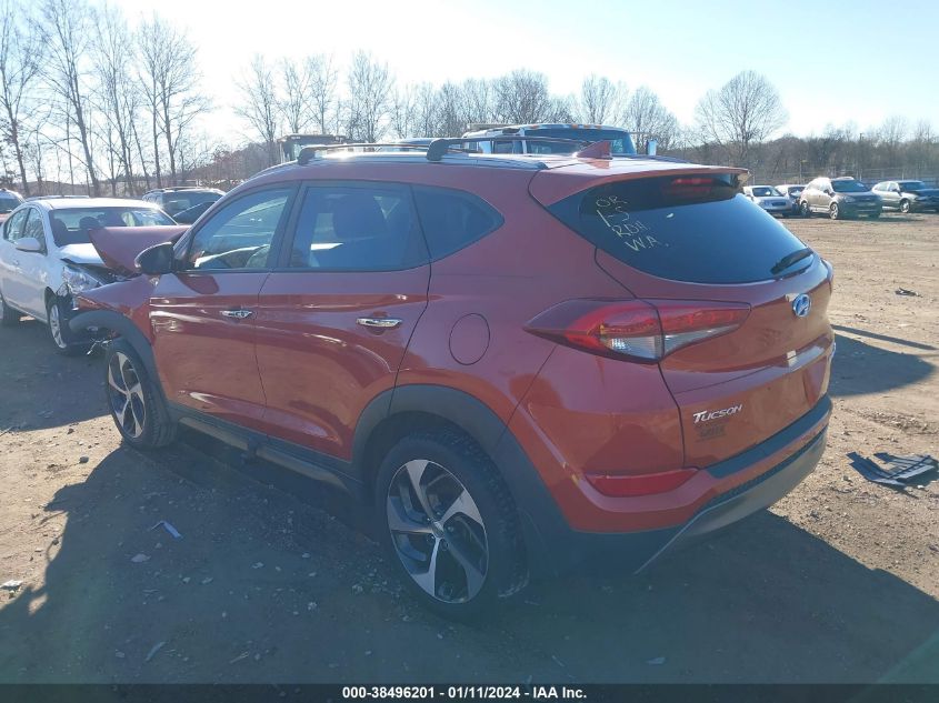 2016 HYUNDAI TUCSON LIMITED - KM8J33A22GU180481