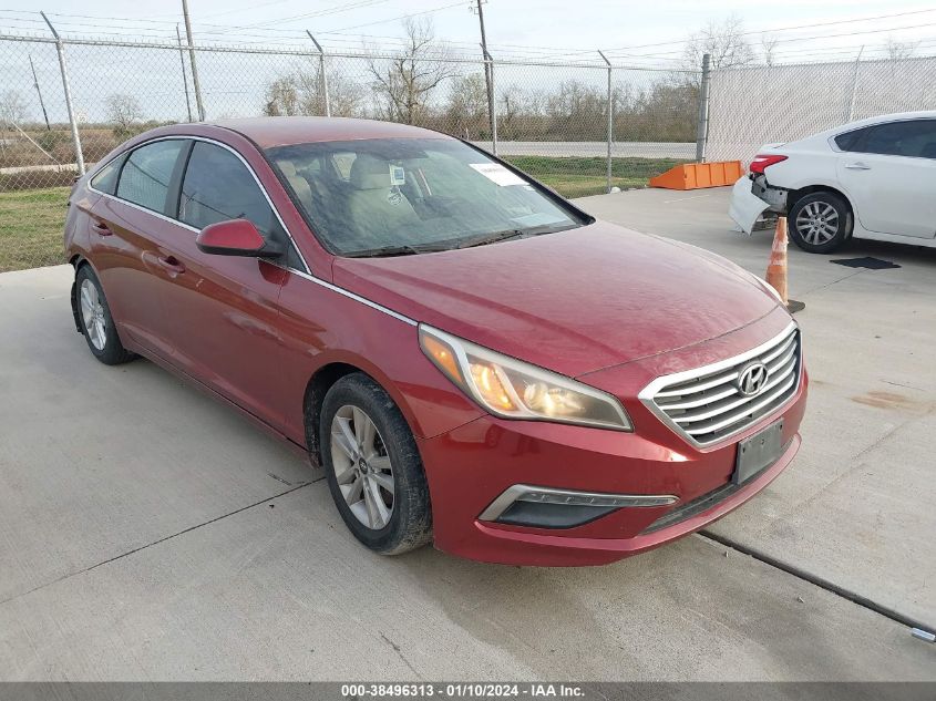 2015 HYUNDAI SONATA SE - 5NPE24AF3FH007398