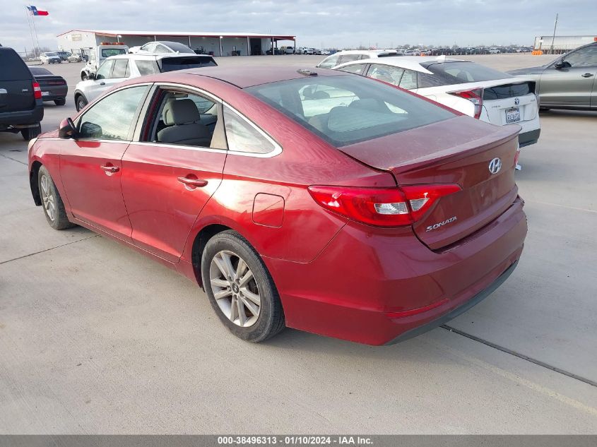 2015 HYUNDAI SONATA SE - 5NPE24AF3FH007398