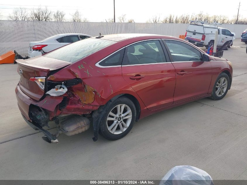 2015 HYUNDAI SONATA SE - 5NPE24AF3FH007398