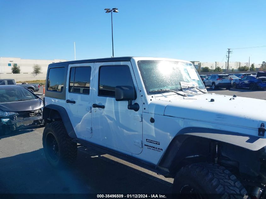 2016 JEEP WRANGLER UNLIMITED SPORT - 1C4BJWDG2GL162026