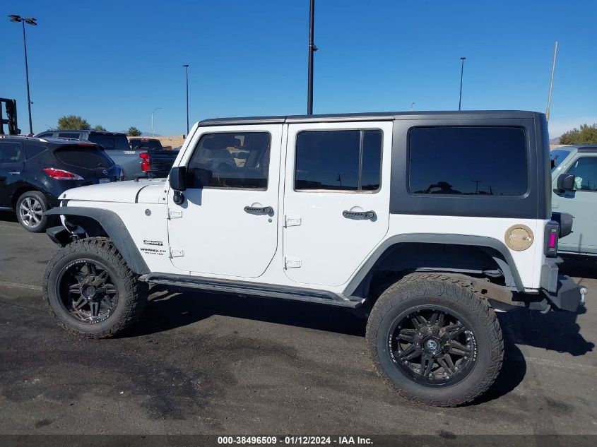 2016 JEEP WRANGLER UNLIMITED SPORT - 1C4BJWDG2GL162026