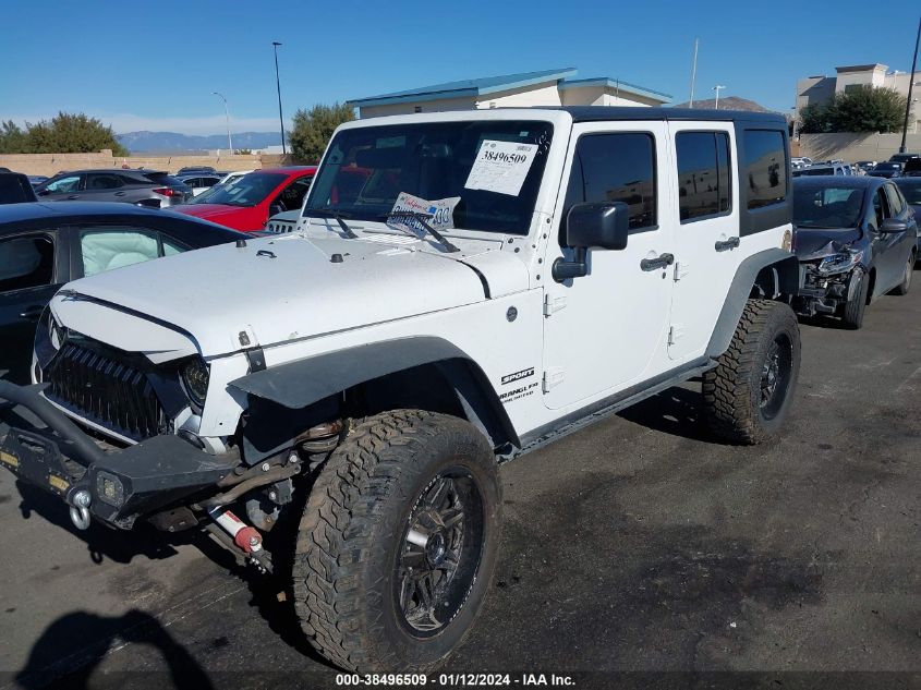 2016 JEEP WRANGLER UNLIMITED SPORT - 1C4BJWDG2GL162026