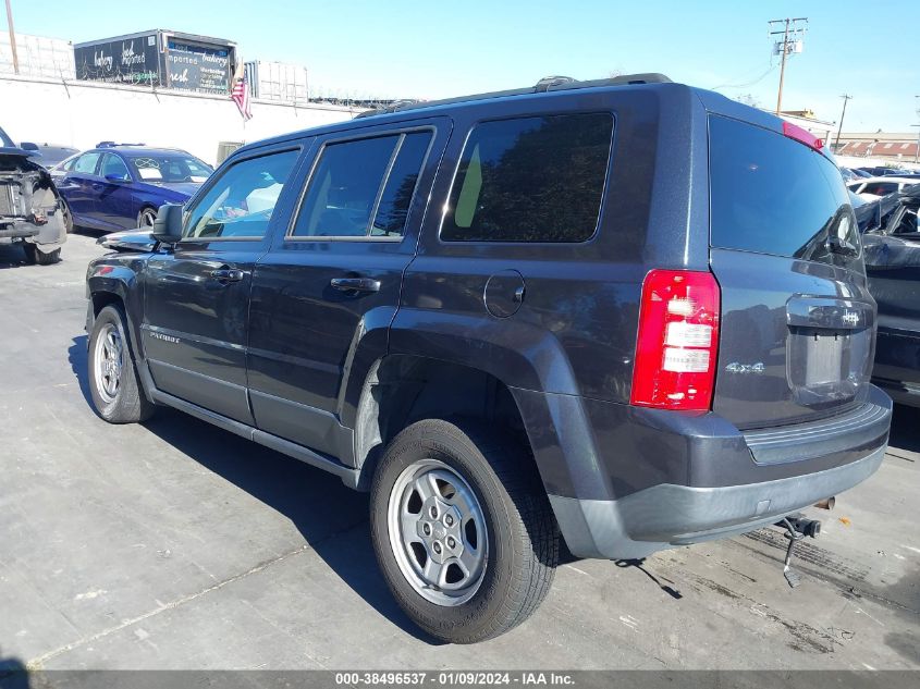2015 JEEP PATRIOT SPORT - 1C4NJRBB0FD393277