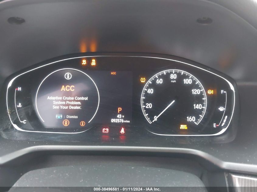 2019 HONDA ACCORD SPORT - 1HGCV2F38KA035640