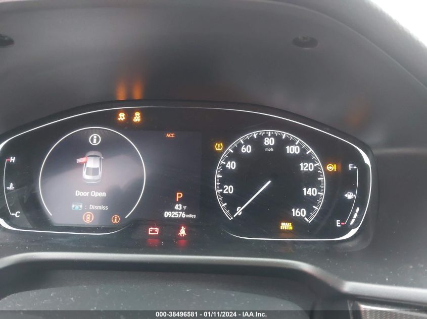 2019 HONDA ACCORD SPORT - 1HGCV2F38KA035640