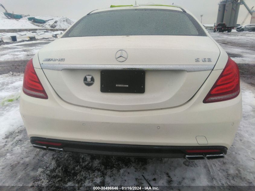 2017 MERCEDES-BENZ AMG S 63 4MATIC WDDUG7JB2HA330577