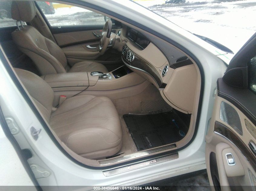 2017 MERCEDES-BENZ AMG S 63 4MATIC WDDUG7JB2HA330577