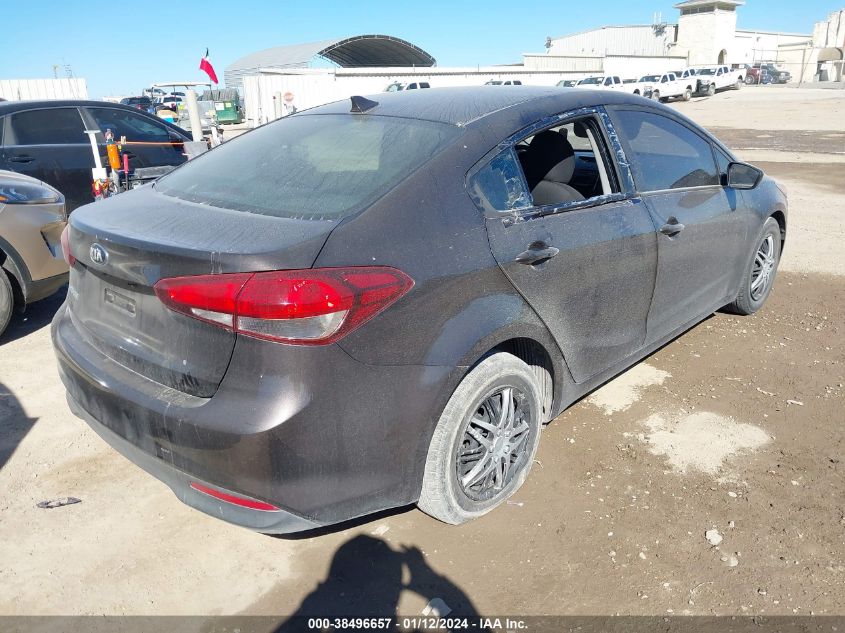 2017 KIA FORTE LX - 3KPFK4A70HE027497