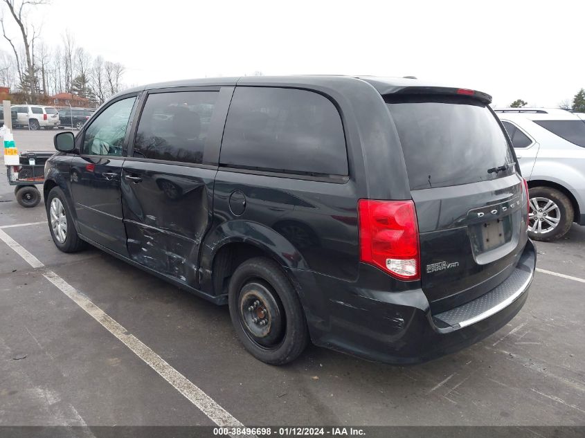 2014 DODGE GRAND CARAVAN AVP/SE - 2C4RDGBG7ER245924