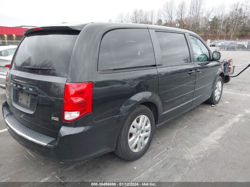 2014 DODGE GRAND CARAVAN AVP/SE - 2C4RDGBG7ER245924