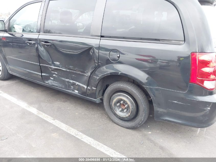 2014 DODGE GRAND CARAVAN AVP/SE - 2C4RDGBG7ER245924
