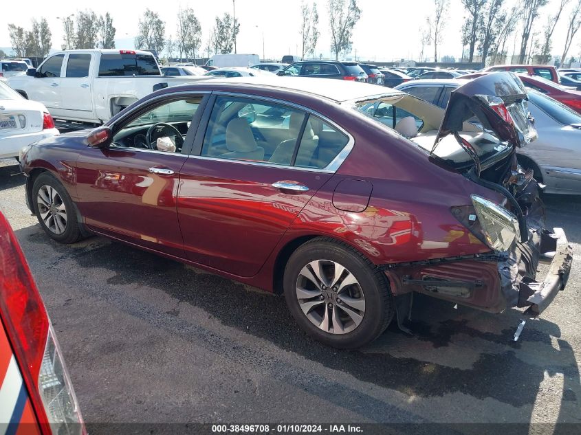 2013 HONDA ACCORD LX - 1HGCR2F36DA057420