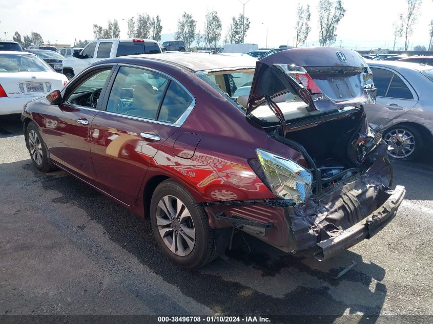 2013 HONDA ACCORD LX - 1HGCR2F36DA057420