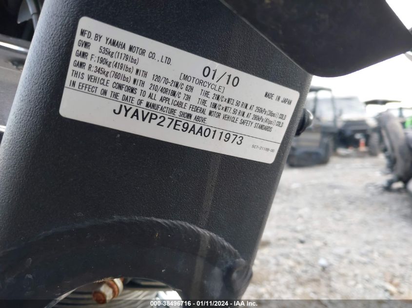 2010 YAMAHA XV1900 CU JYAVP27E9AA011973