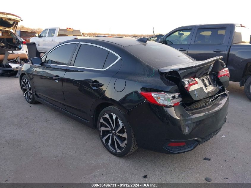 2016 ACURA ILX PREMIUM/TECHNOLOGY - 19UDE2F89GA021172