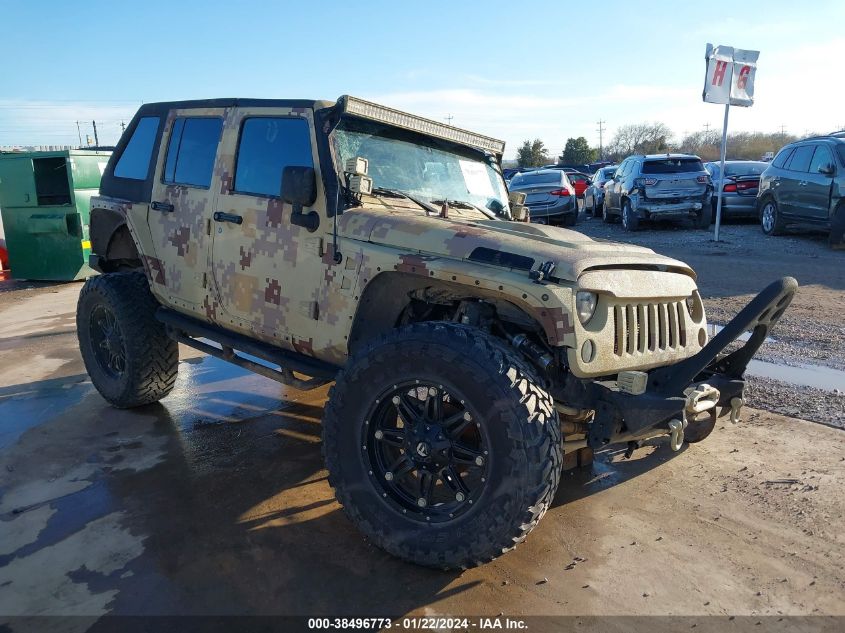 2014 JEEP WRANGLER UNLIMITED SPORT - 1C4BJWDGXEL247502