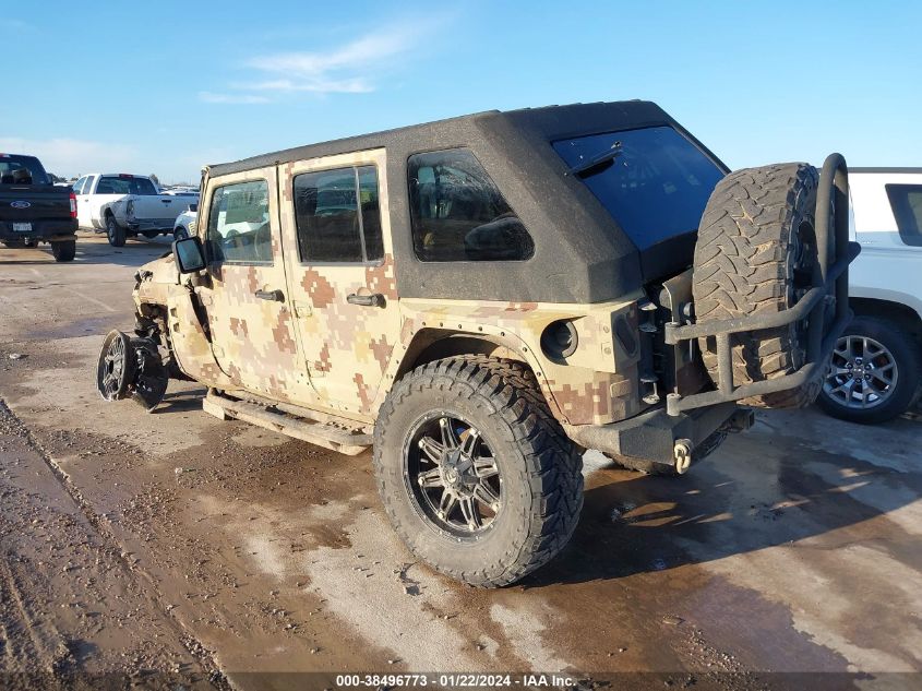 2014 JEEP WRANGLER UNLIMITED SPORT - 1C4BJWDGXEL247502