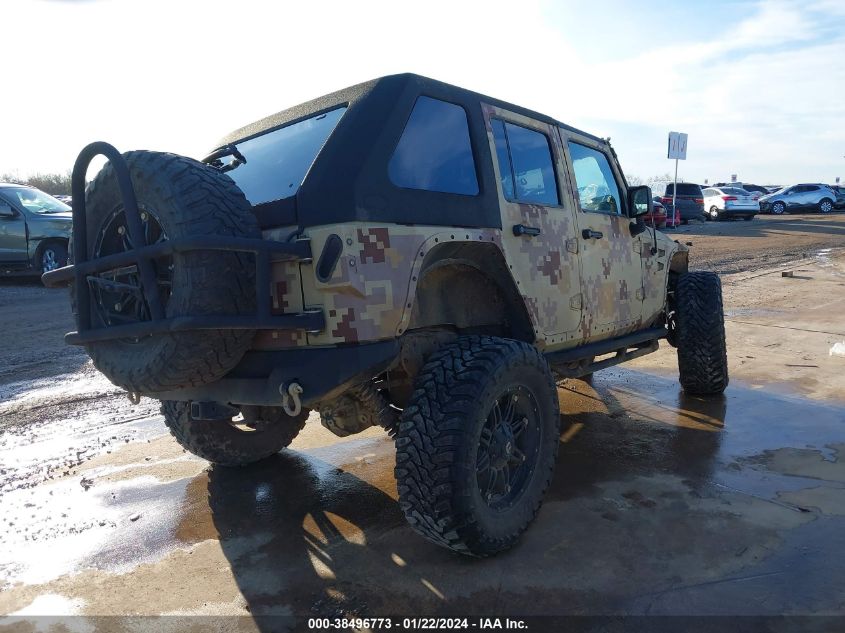 2014 JEEP WRANGLER UNLIMITED SPORT - 1C4BJWDGXEL247502