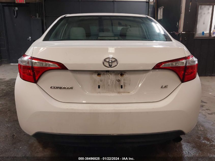 2016 TOYOTA COROLLA LE - 2T1BURHE2GC561351