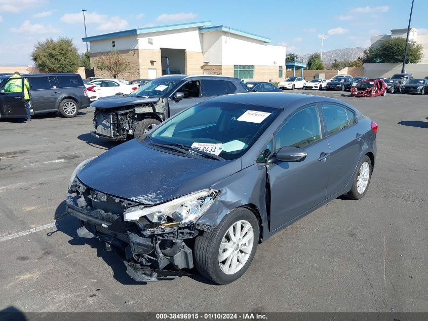 2016 KIA FORTE LX - KNAFX4A62G5437590