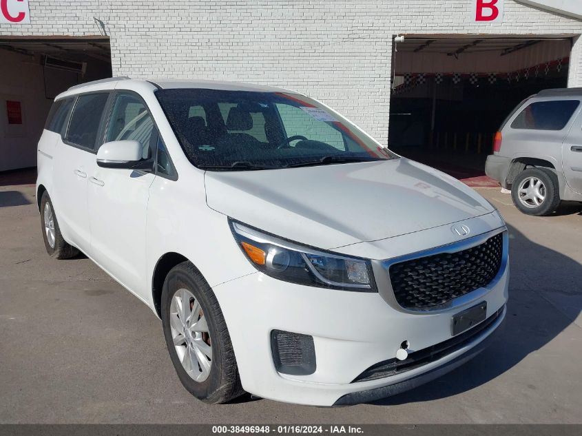 2016 KIA SEDONA LX - KNDMB5C14G6113339