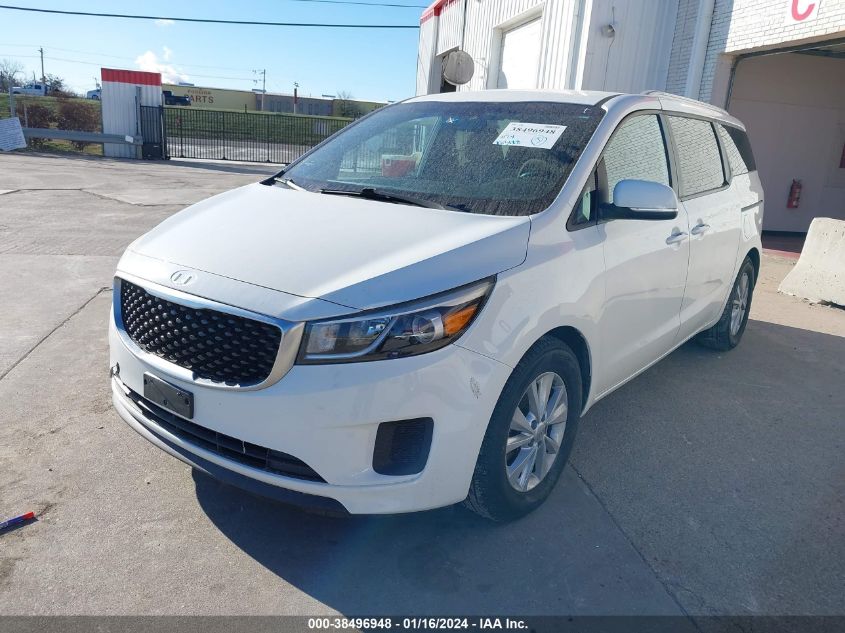 2016 KIA SEDONA LX - KNDMB5C14G6113339